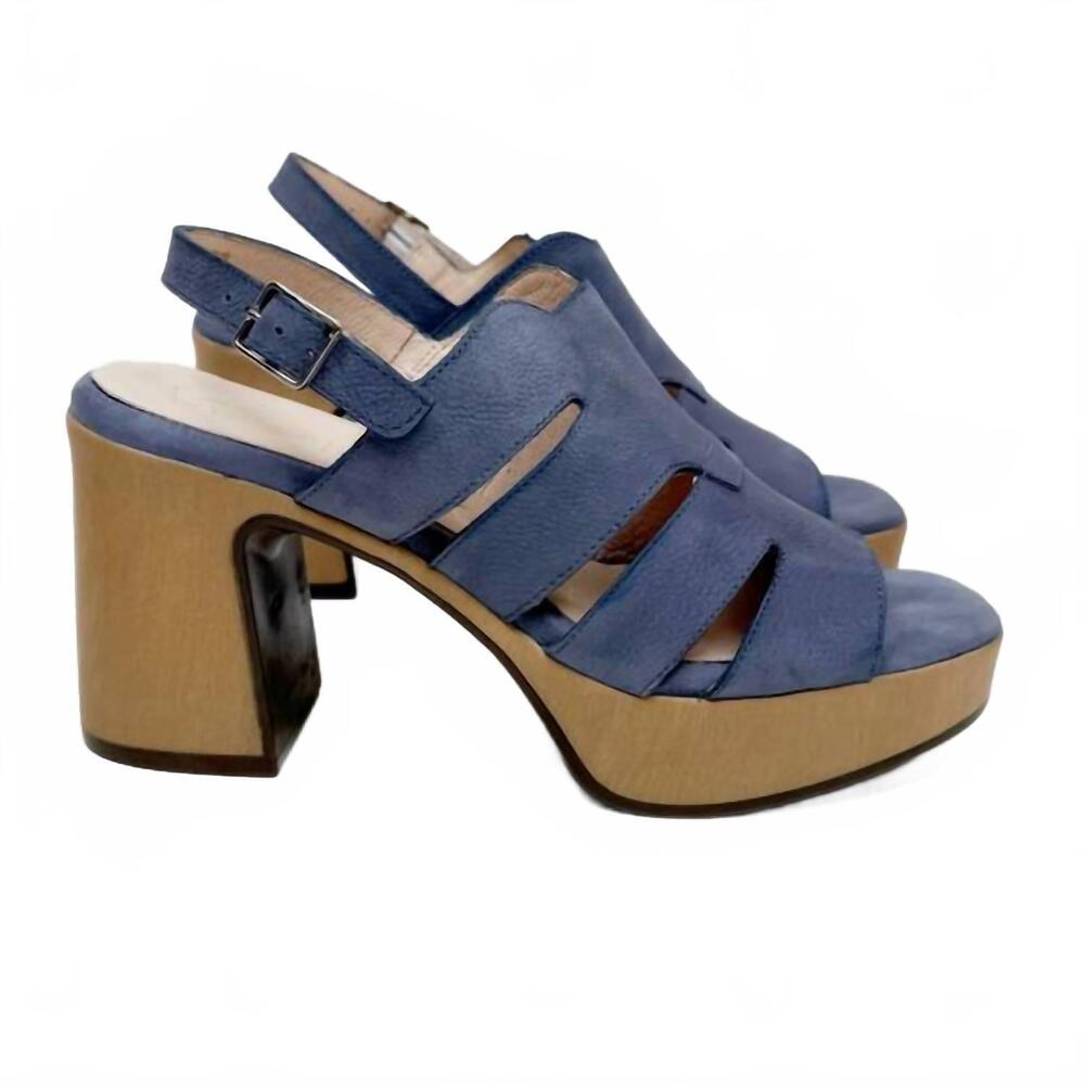 NEW WONDERS women's alessia nubuck sandals in baltic